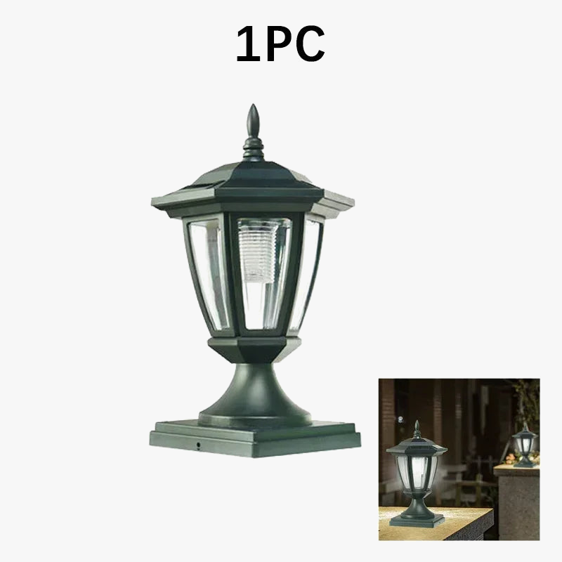 lampe solaire extérieure pour décoration de jardin et clôture