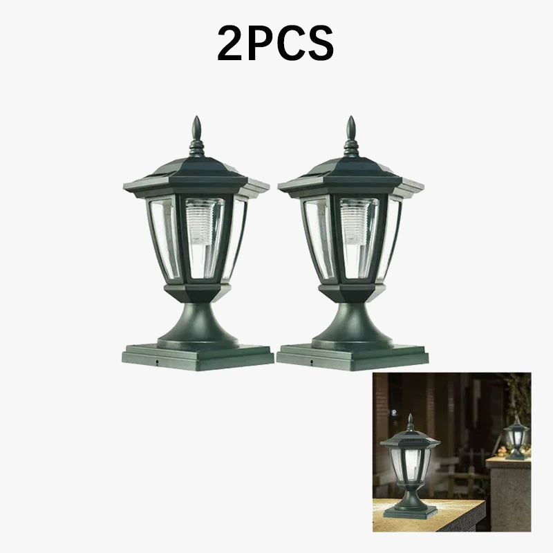 lampe solaire extérieure pour décoration de jardin et clôture