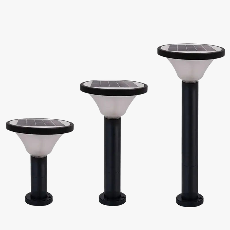 lampe solaire extérieure étanche pour jardin en aluminium