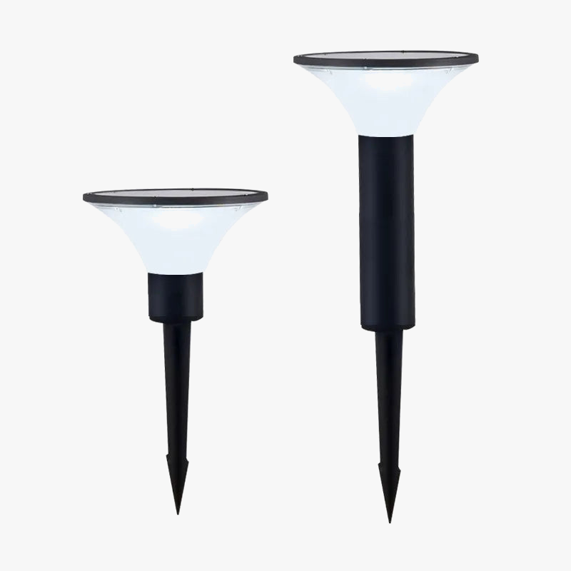 lampe solaire extérieure étanche pour jardin en aluminium
