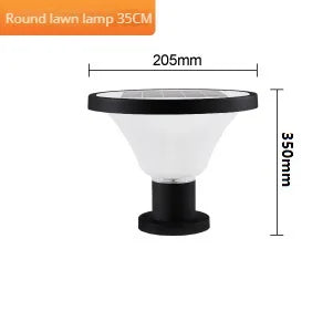 lampe solaire extérieure étanche pour jardin en aluminium