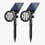 Lampe solaire IP65 lumières extérieures LED sol changeant jardinage lumière de jardin étanche paysage projecteurs décoration de jardin chaude