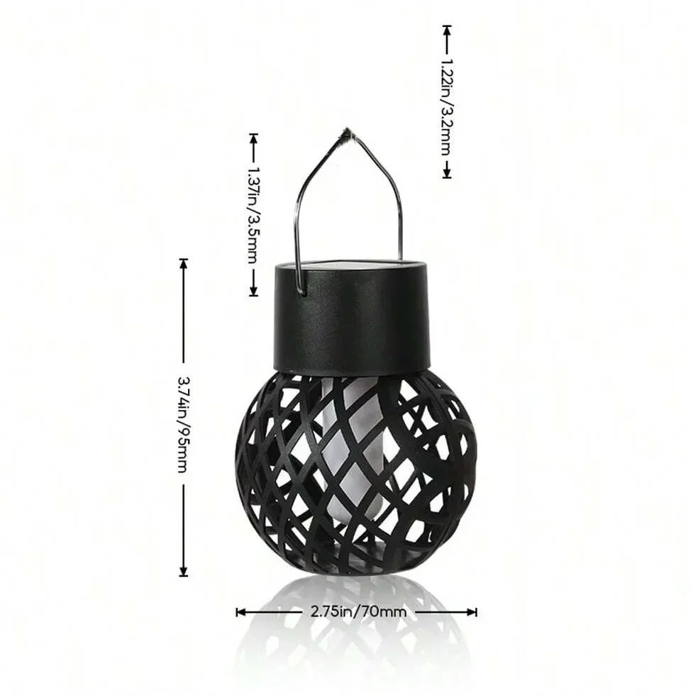 lampe solaire jardin flamme vacillante lanterne extérieure étanche