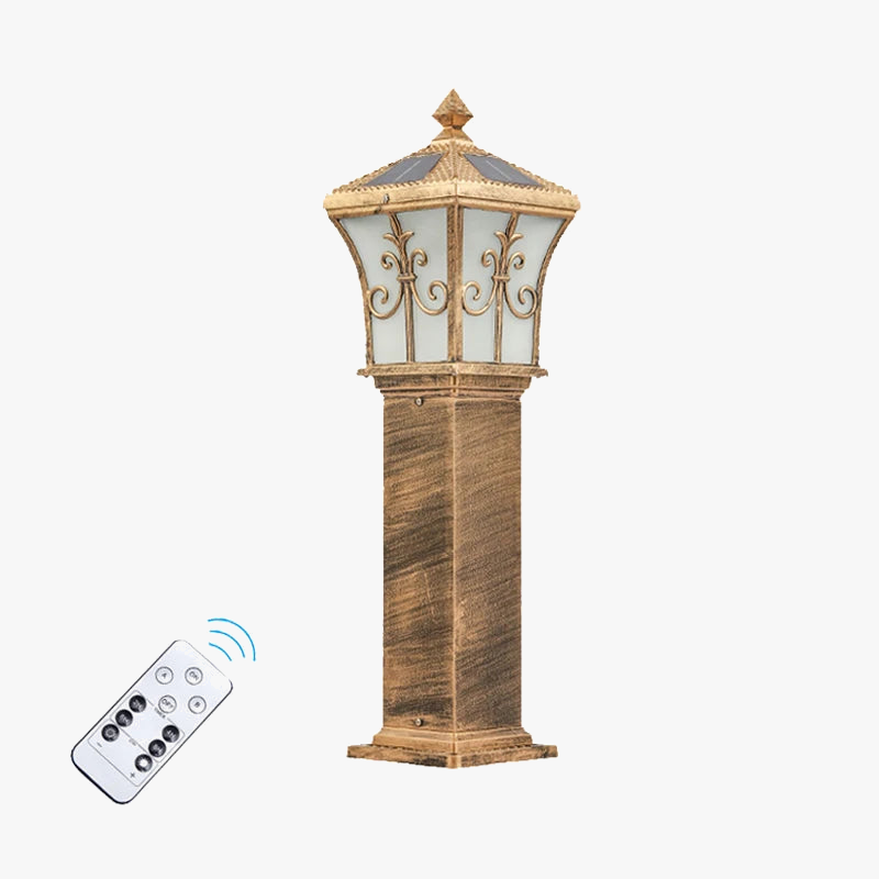 lampe solaire led décorative pour jardin et chemin