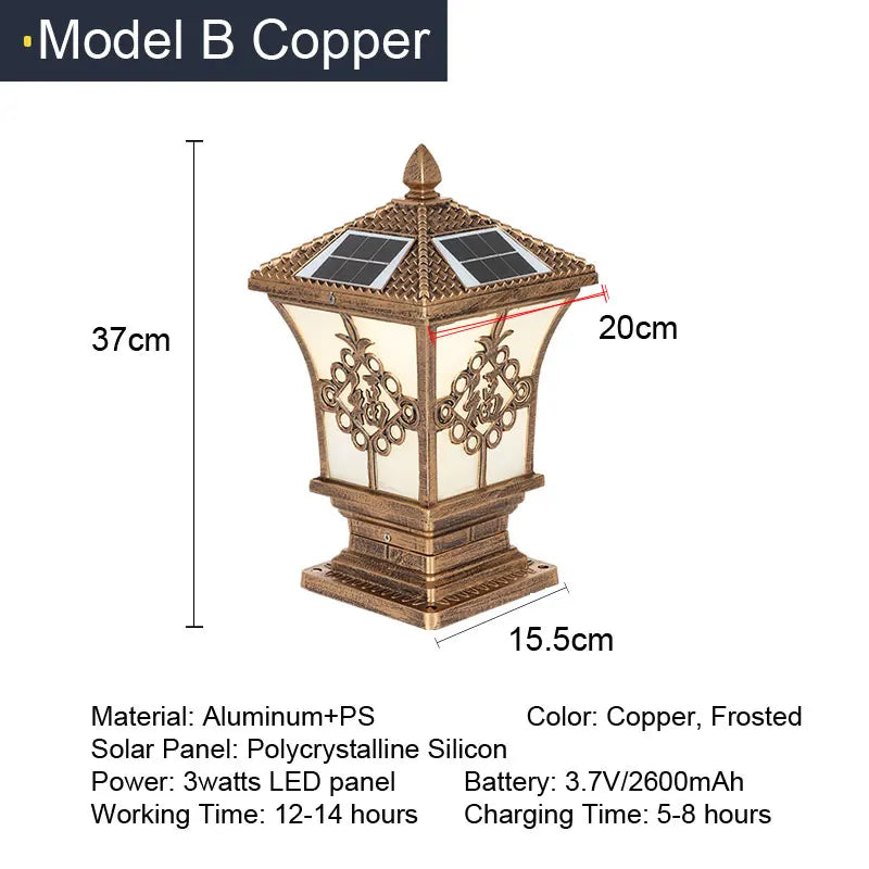lampe solaire led décorative pour jardin et extérieur