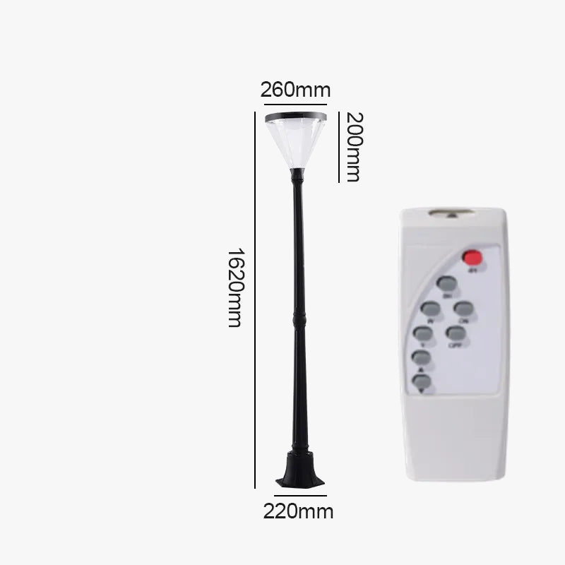 lampe solaire led pour éclairage extérieur jardin et route