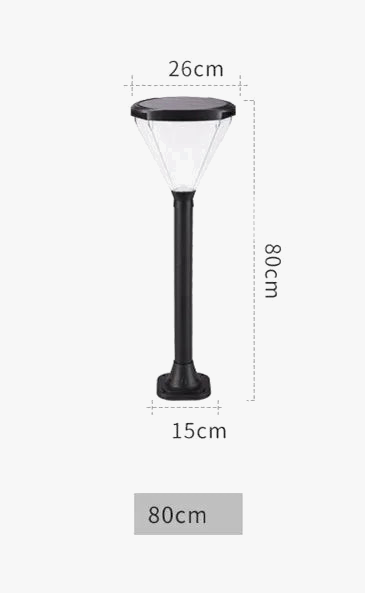 lampe solaire led pour éclairage extérieur jardin et route