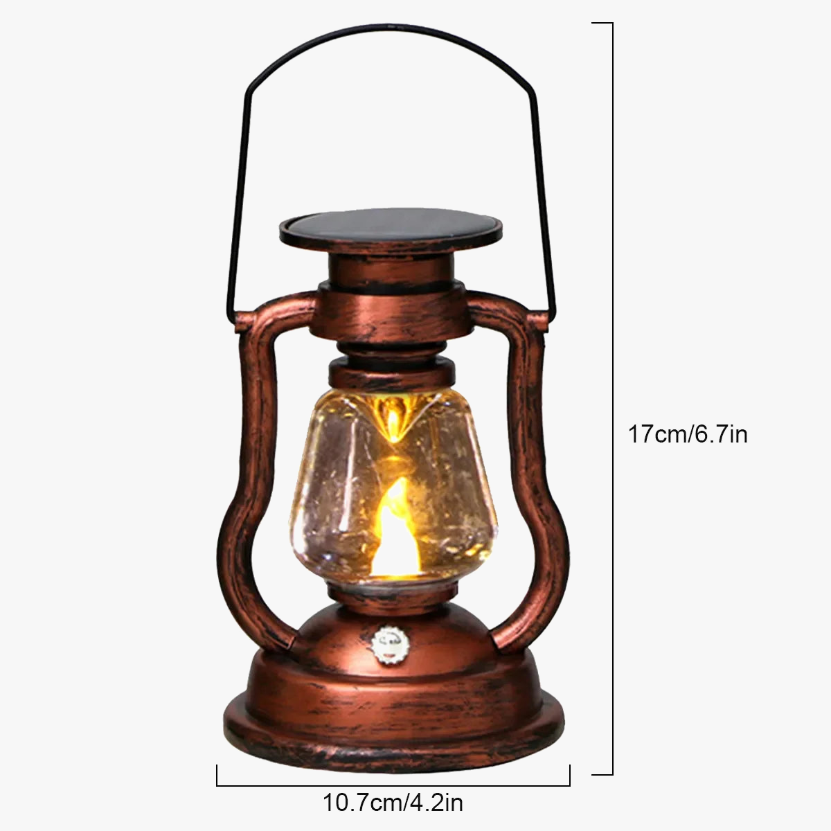 lampe solaire à led rétro pour décoration de jardin suspendue