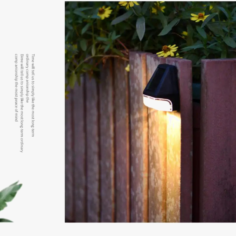 lampe solaire étanche pour éclairage extérieur jardin patio escalier