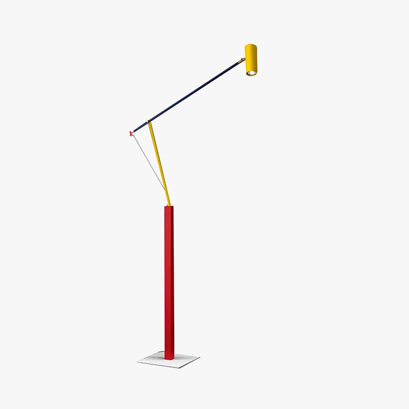 Lampadaire ajustable coloré ludique