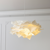 lampe suspendue en papier blanc pour éclairage plafond magasin restaurant