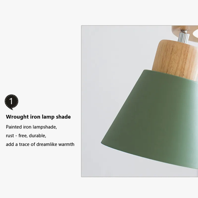 Lampe suspension nordique moderne Macaron