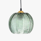 Lampe suspension nordique moderne verre