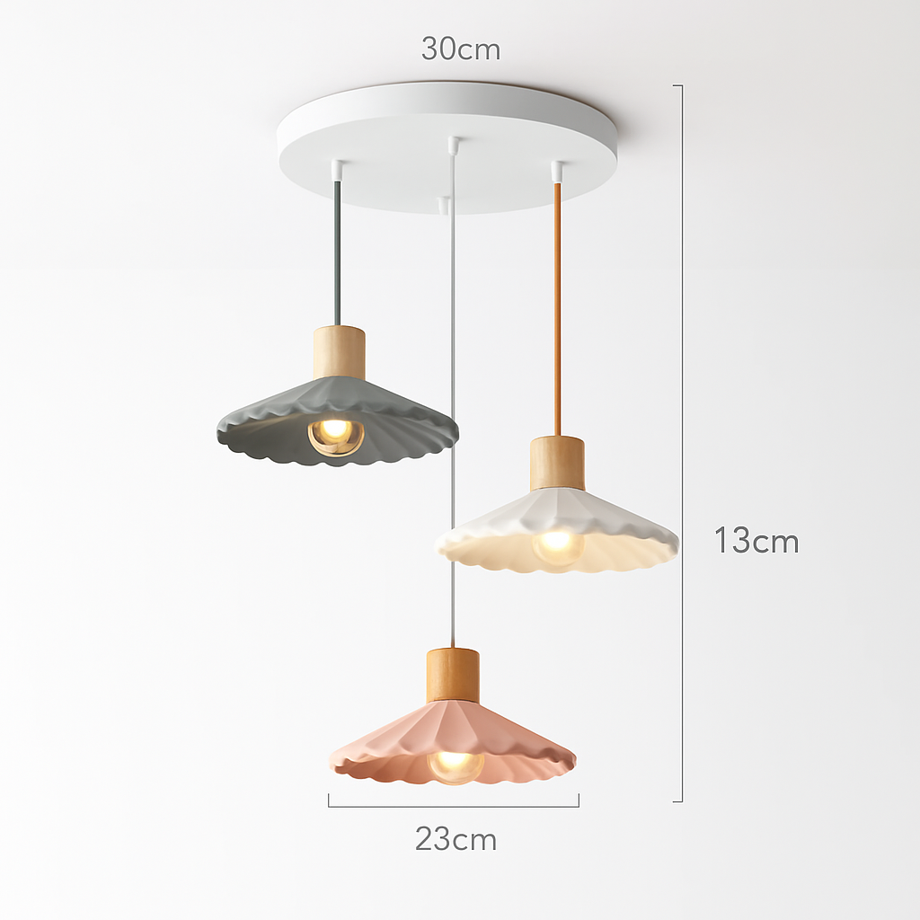 Lampe suspension simple LED nordique