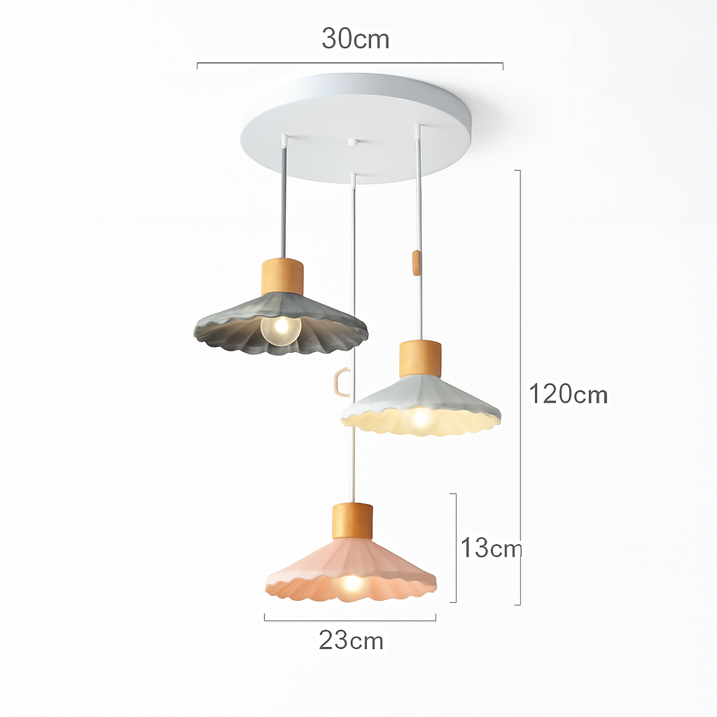 Lampe suspension simple LED nordique