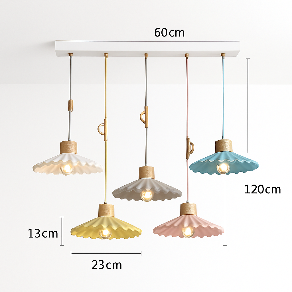 Lampe suspension simple LED nordique