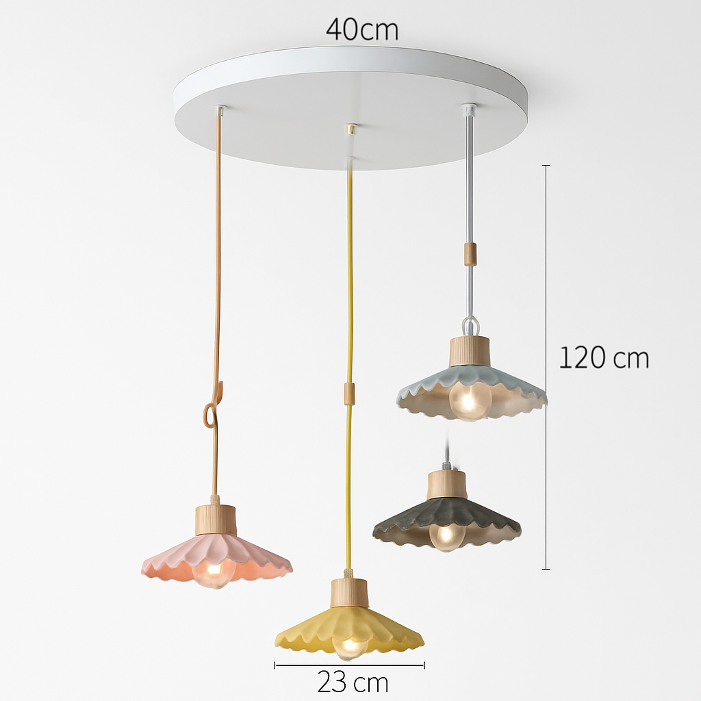 Lampe suspension simple LED nordique