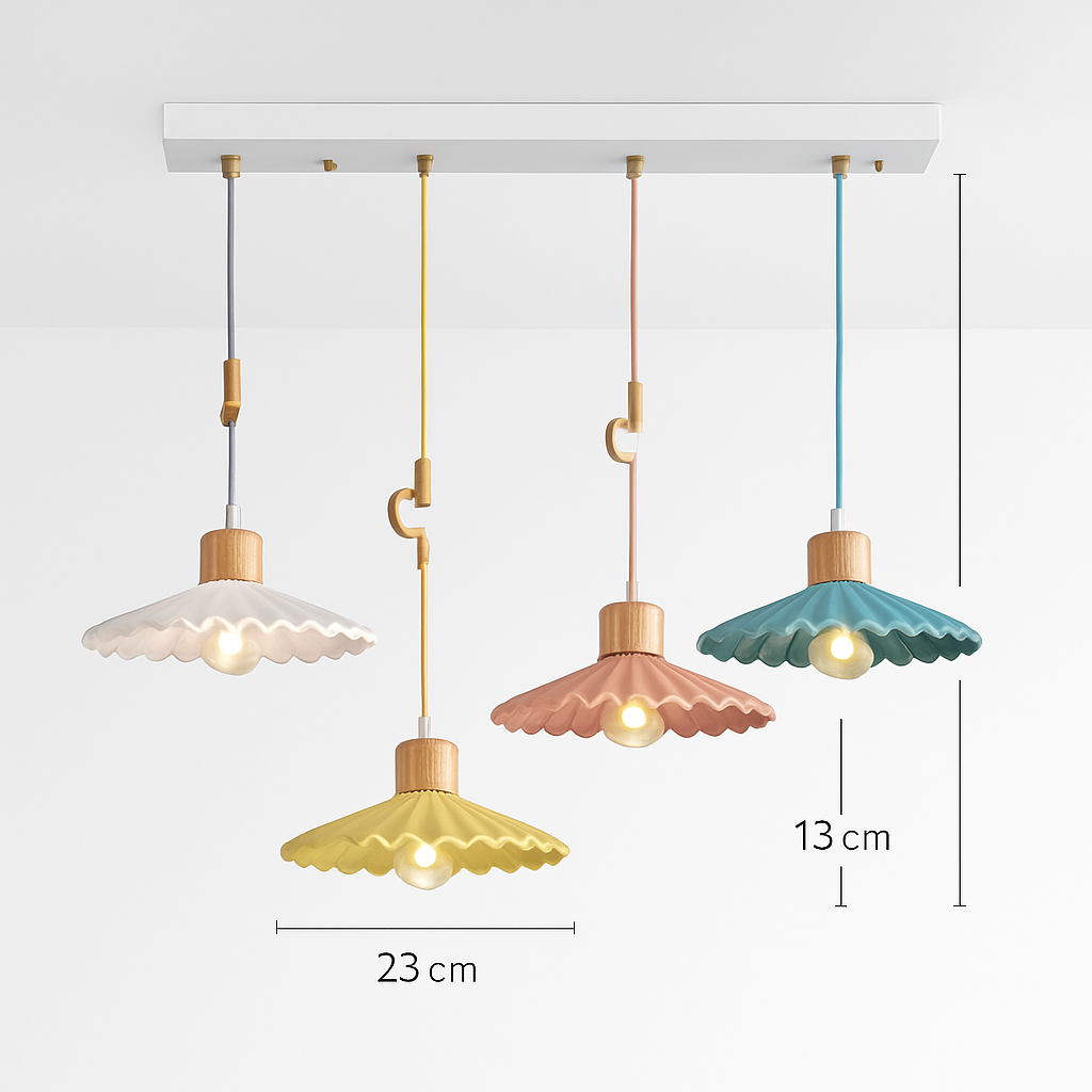 Lampe suspension simple LED nordique