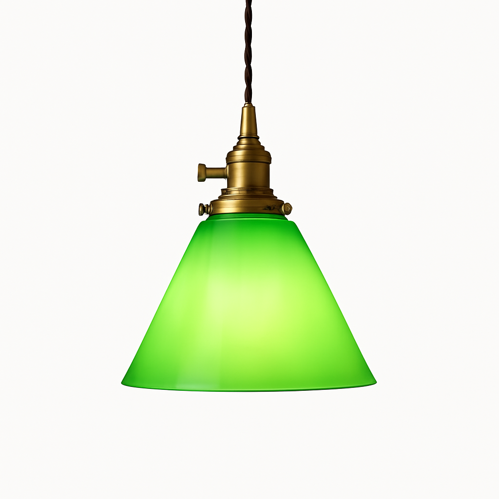 lampe suspension verre led cuivre edison vintage