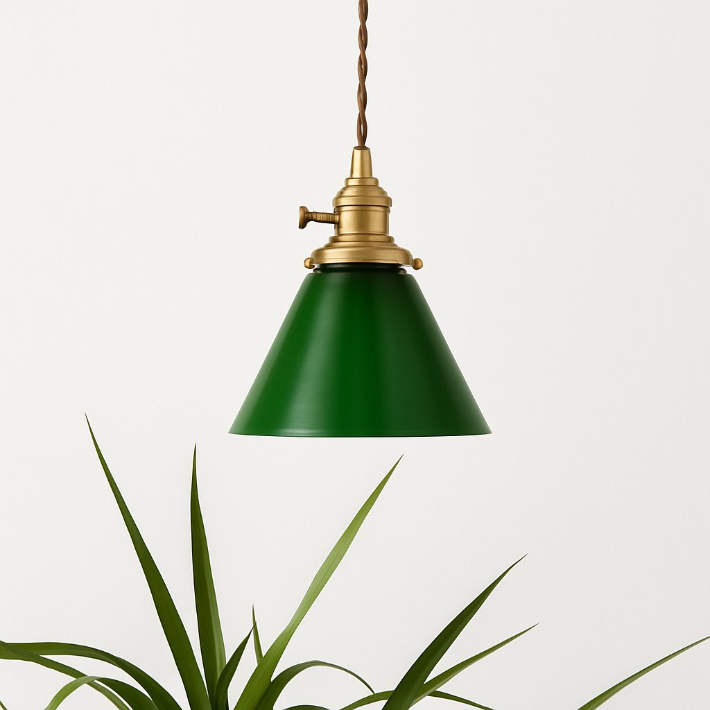 lampe suspension verre led cuivre edison vintage
