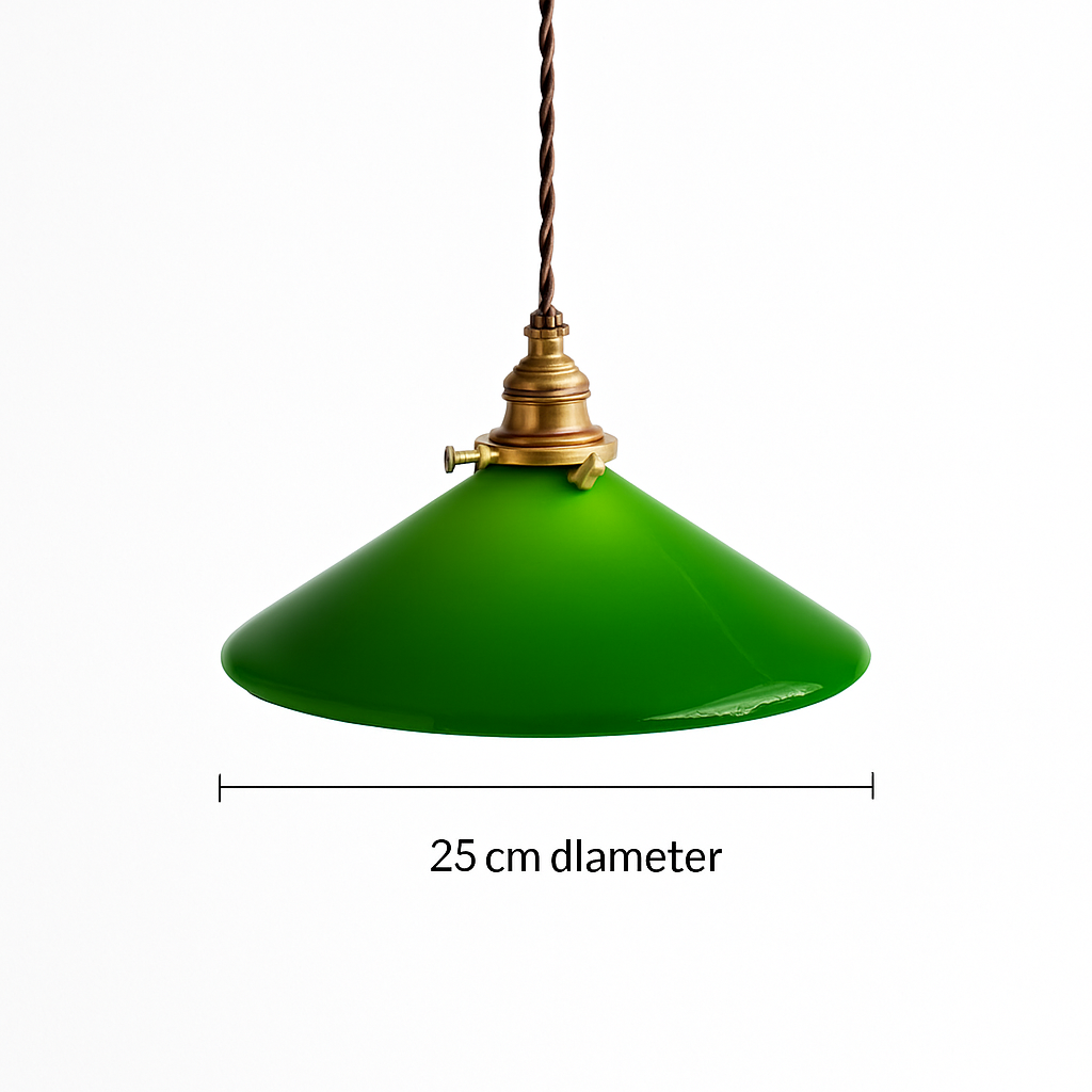 lampe suspension verre led cuivre edison vintage
