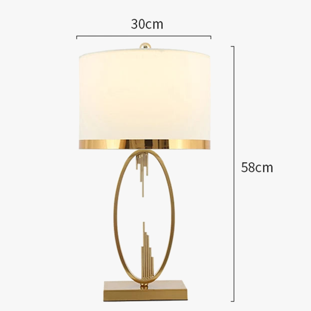 lampe table métal nordique salon chambre