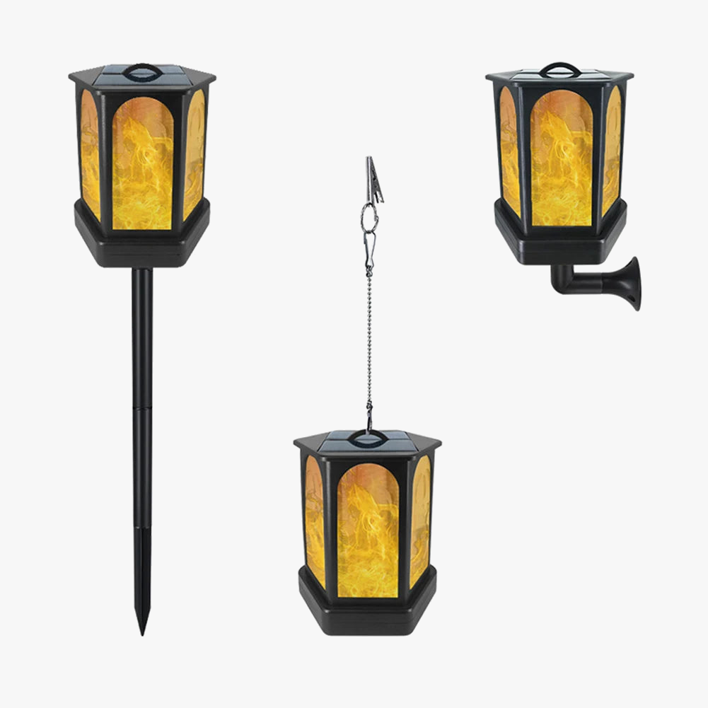 lampe torche solaire 96 led pour extérieur jardin et allée automatique