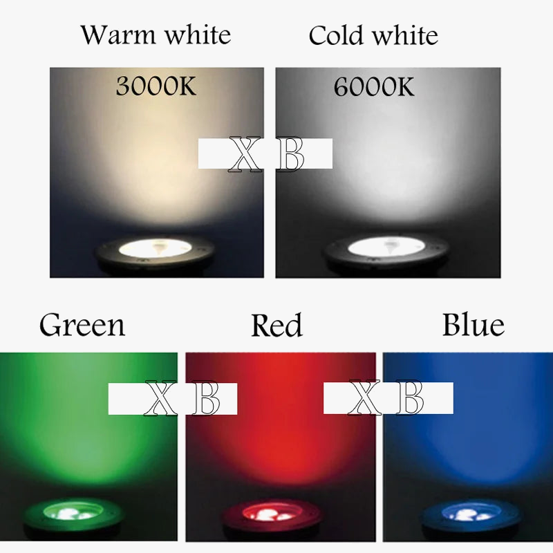 lampes de jardin encastrées étanches pour éclairage extérieur