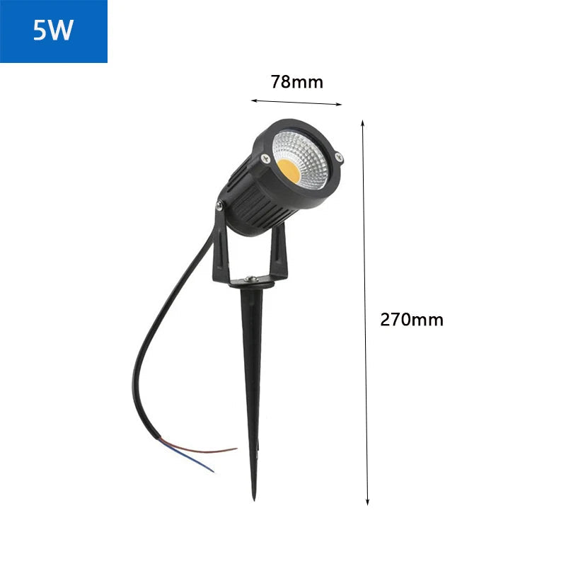 lampes de jardin led étanches pour éclairage extérieur