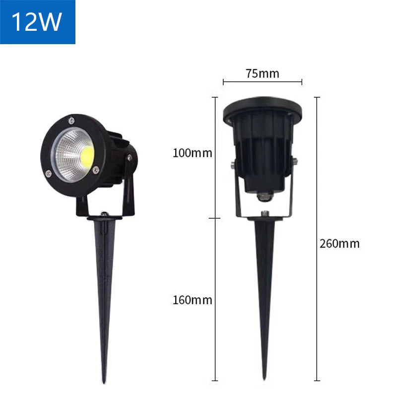 lampes de jardin led étanches pour éclairage extérieur