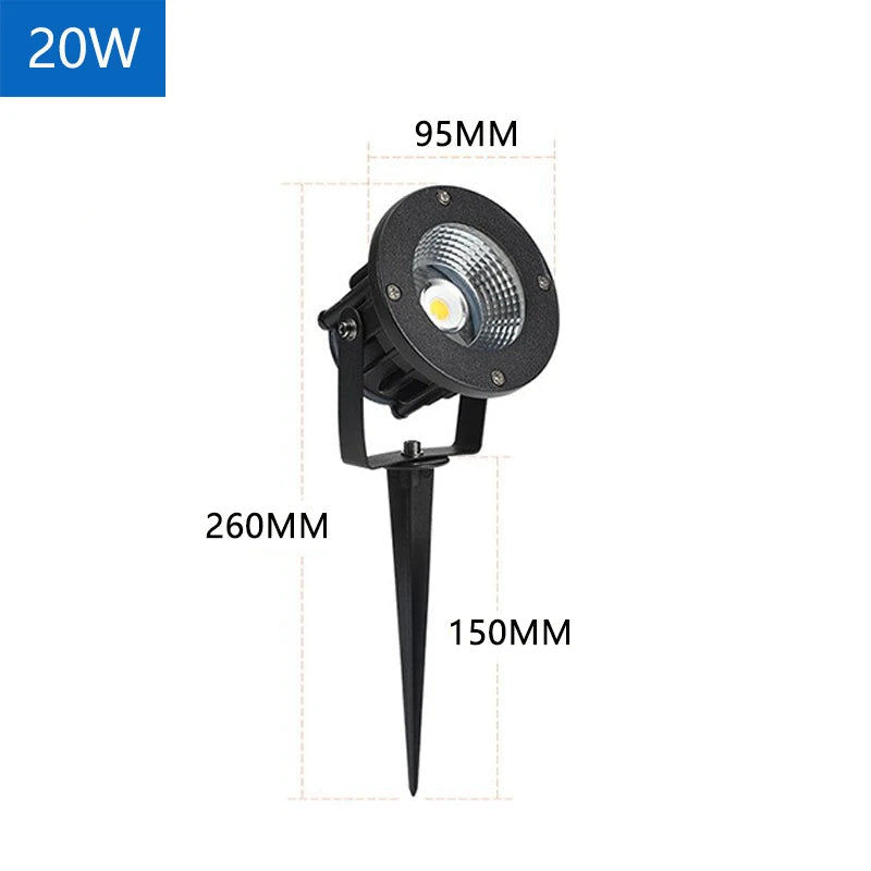 lampes de jardin led étanches pour éclairage extérieur