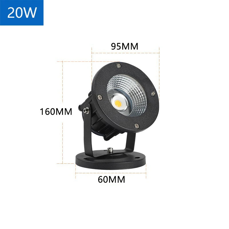 lampes de jardin led étanches pour éclairage extérieur