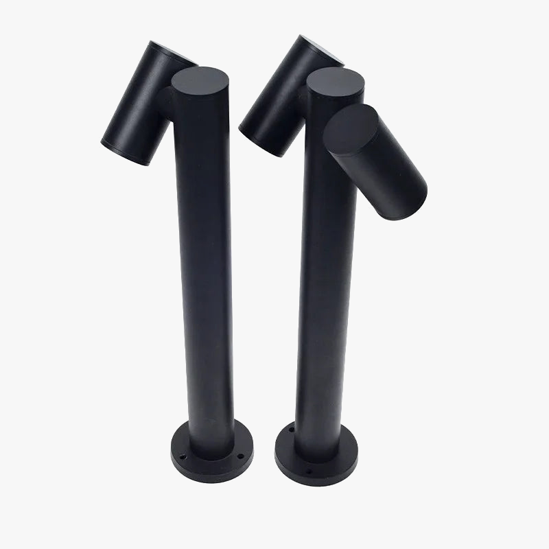 lampes de jardin lumineuses pour extérieur avec double tête