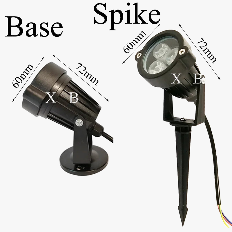lampes de jardin étanches pour éclairage extérieur