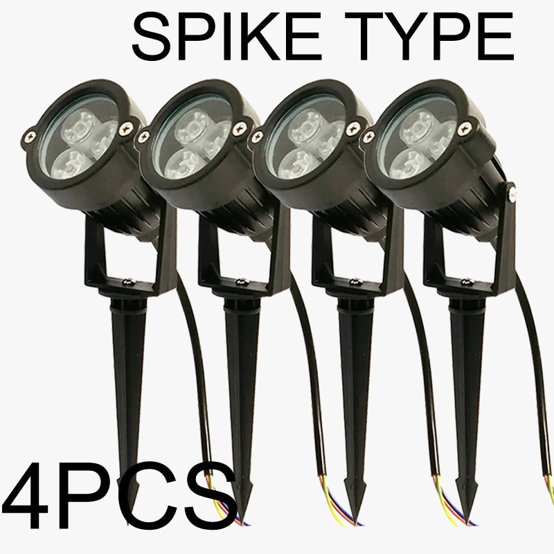 lampes de jardin étanches pour éclairage extérieur