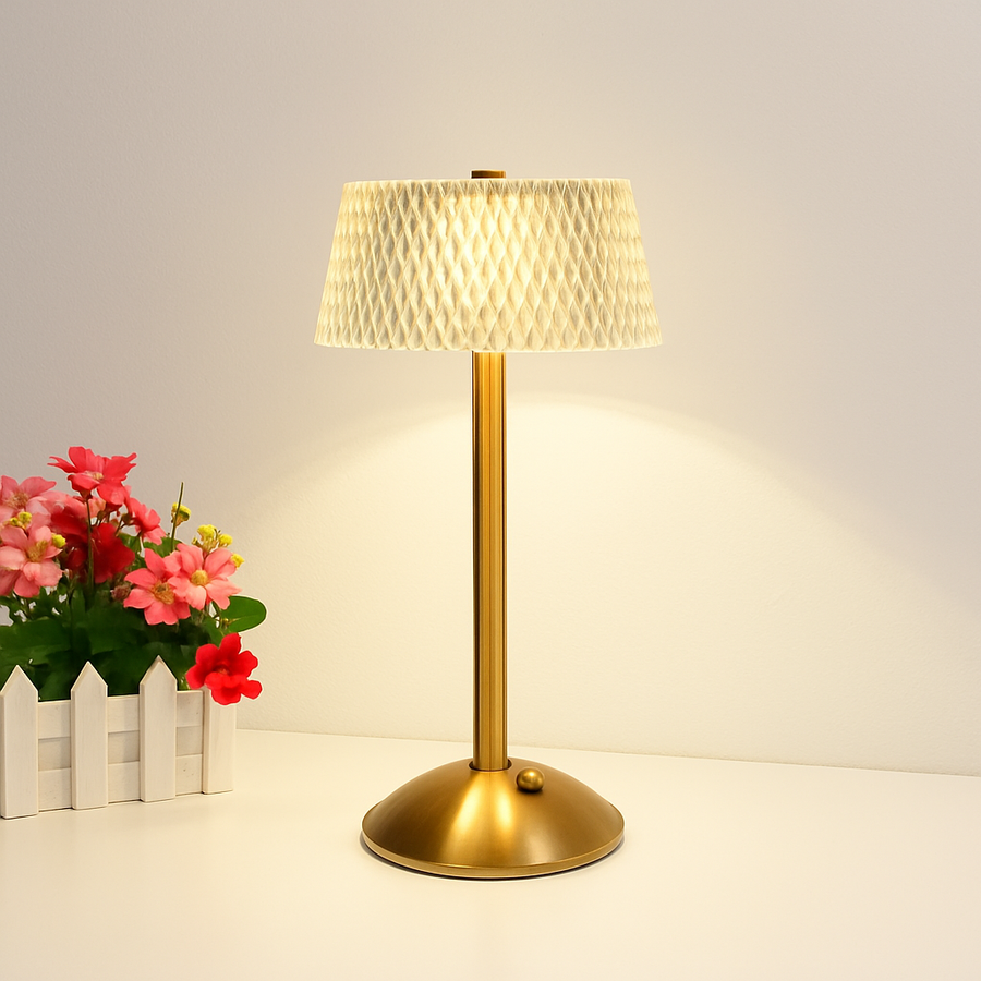 Lampes de table en cristal diamant rétro barre de LED lampe de bureau USB rechargeable protection des yeux veilleuse pour chambre hôtel bureau mariage