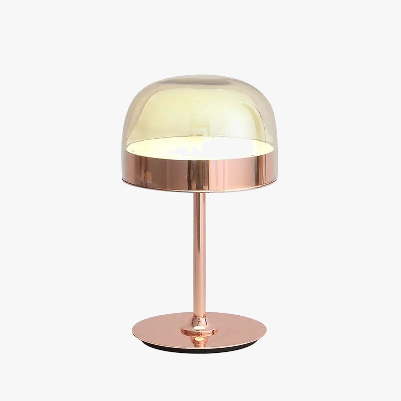 lampes de table nordiques en verre coloré pour intérieur élégant