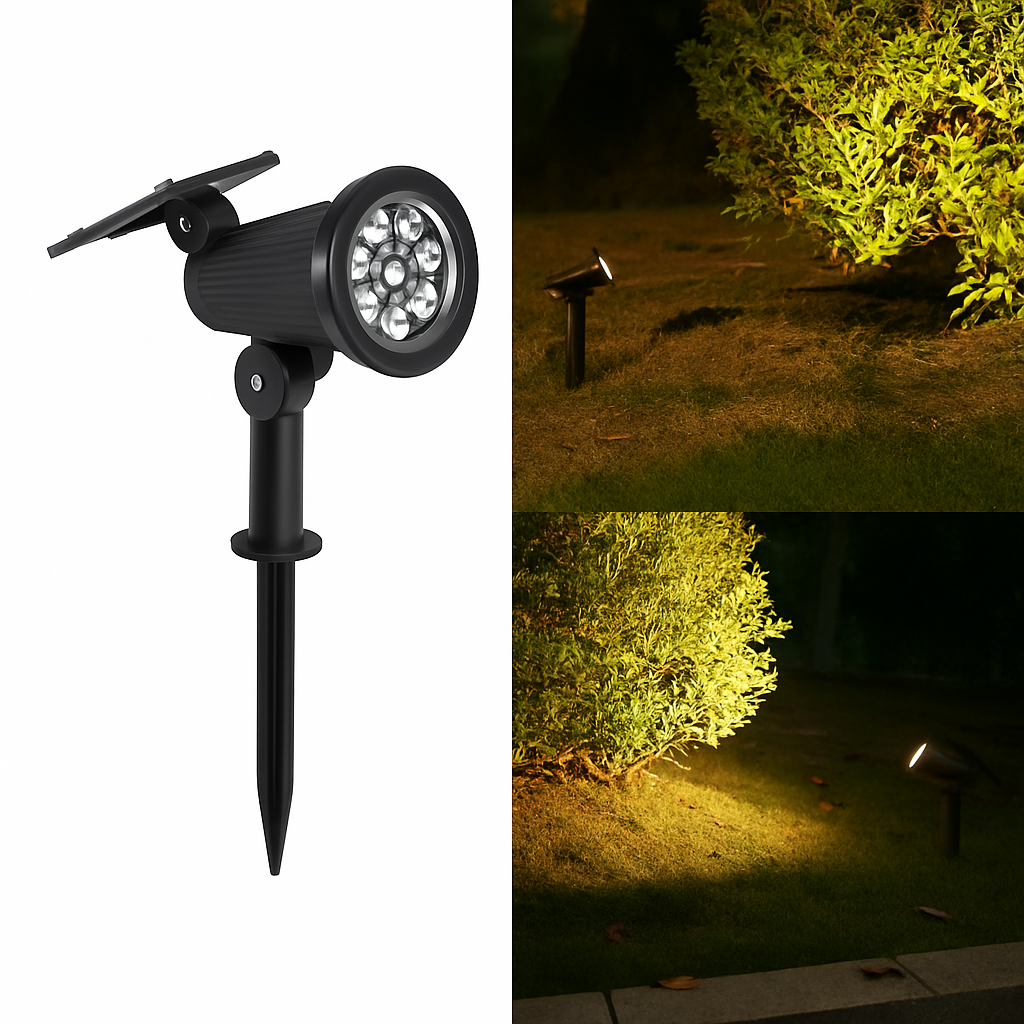 lampe solaire extérieure avec détecteur de mouvement et étanchéité