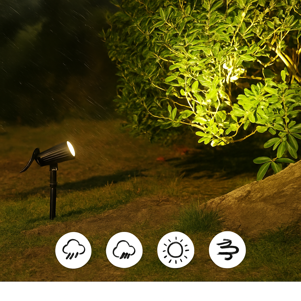 lampe solaire extérieure avec détecteur de mouvement et étanchéité
