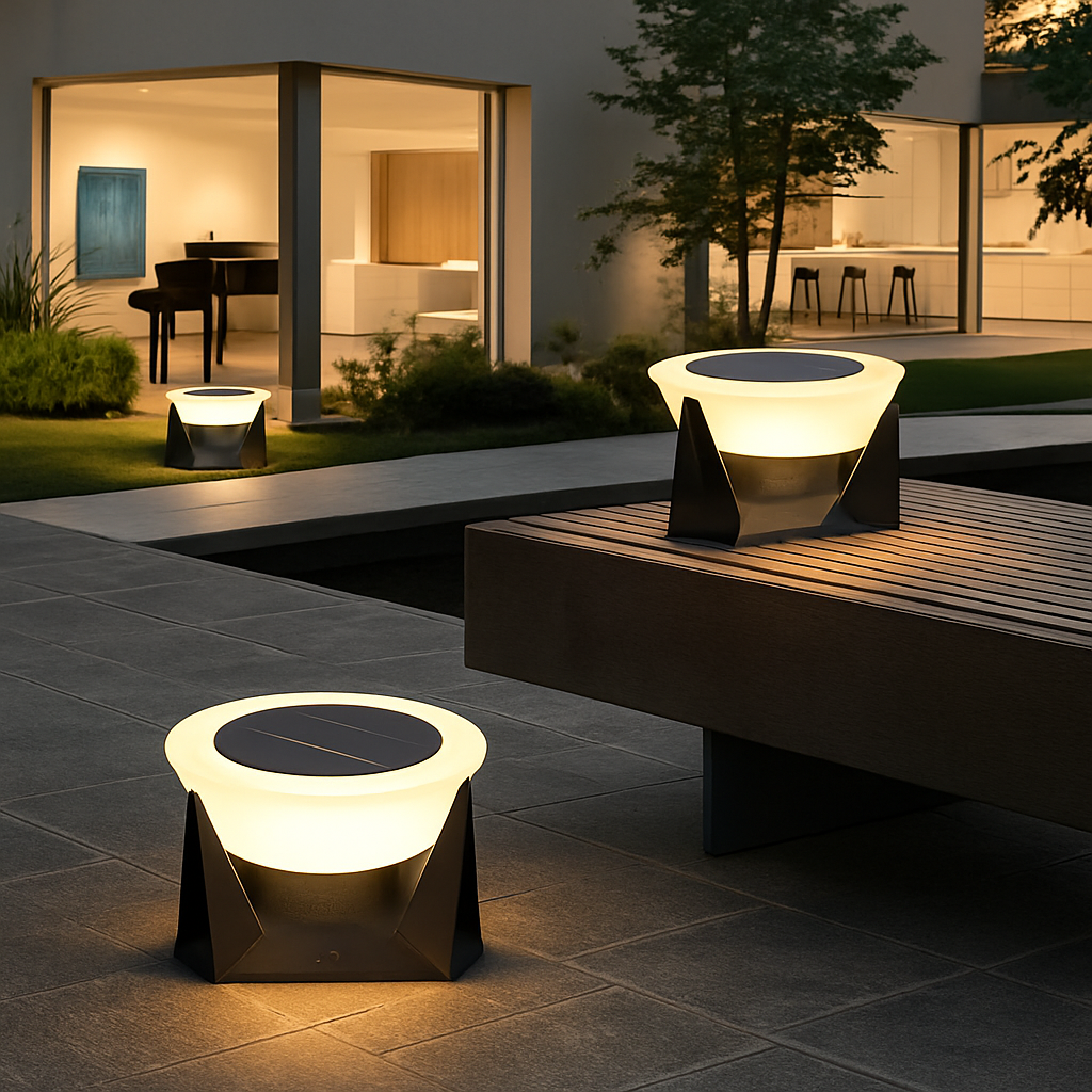 lampes solaires à led pour jardin et décoration extérieure