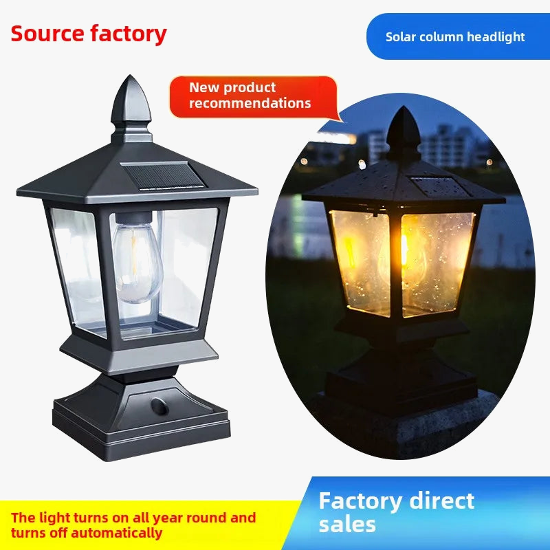 lampes solaires étanches pour jardin et extérieurs