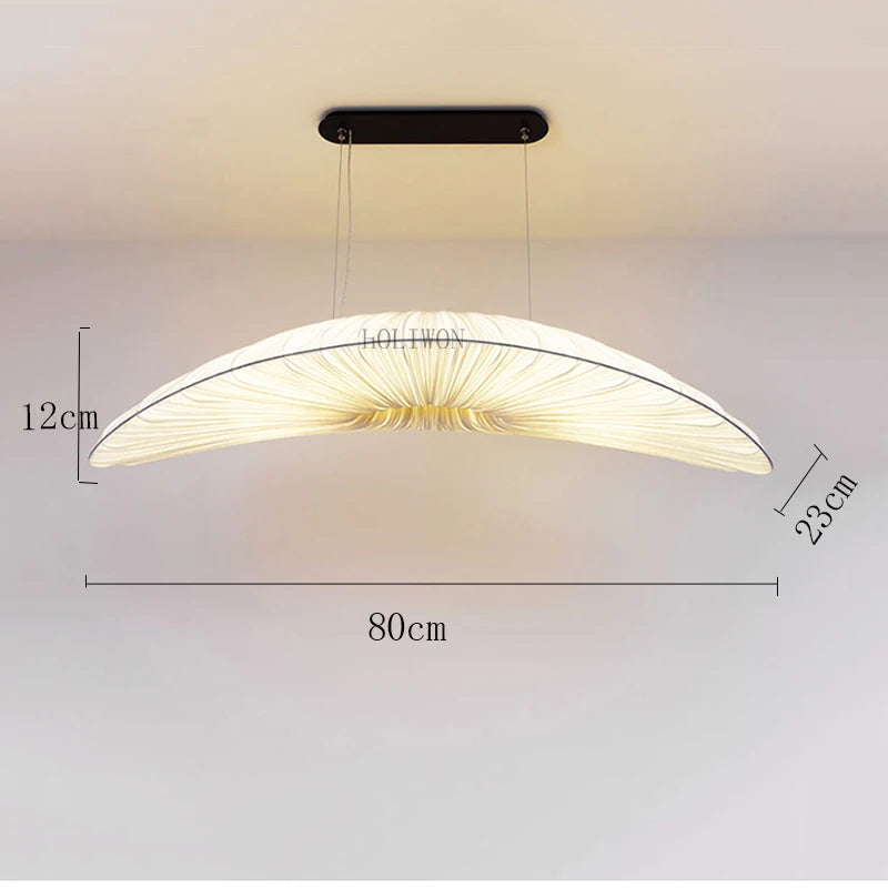 Lustre en tissu marin de luxe style voilier