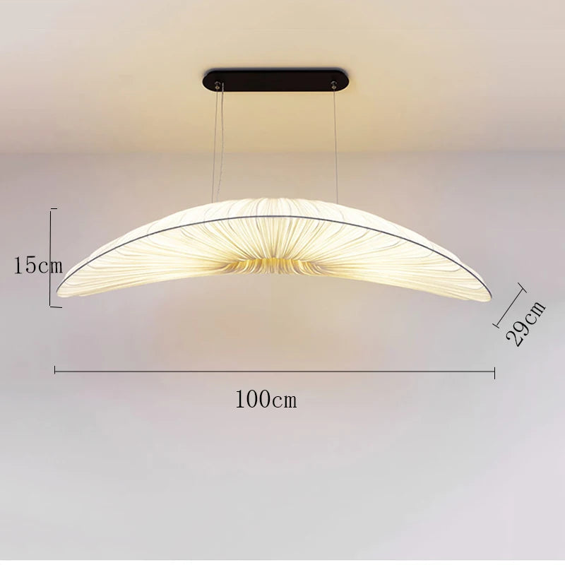 Lustre en tissu marin de luxe style voilier