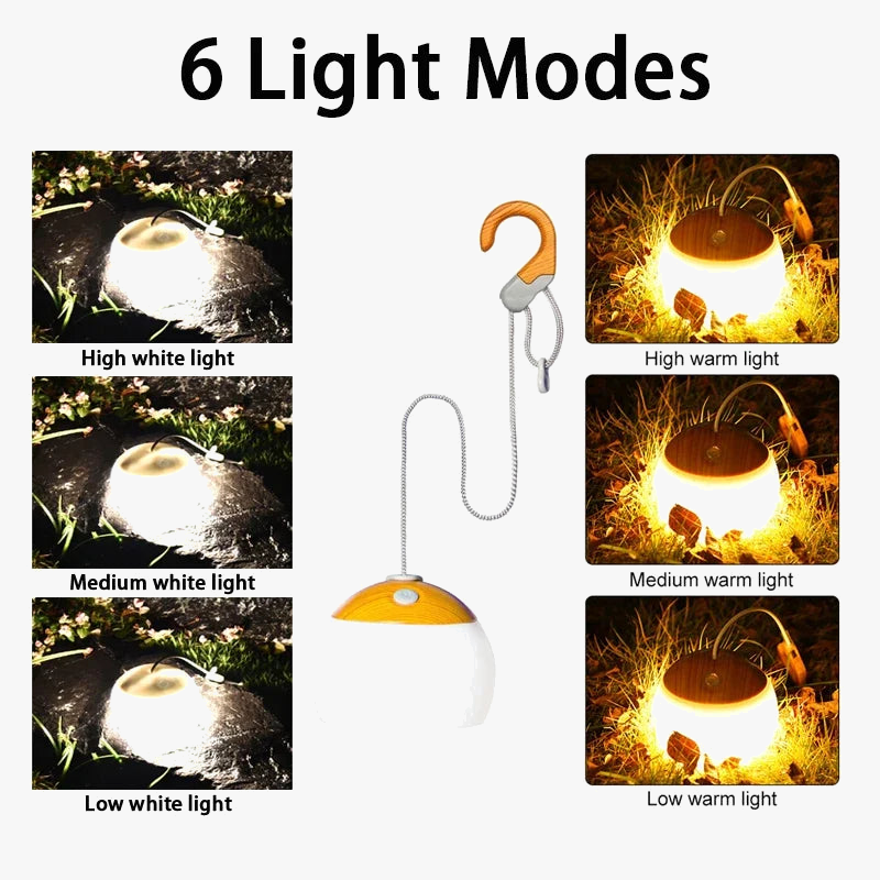 lanterne de camping led usb légère pour enfants et extérieur