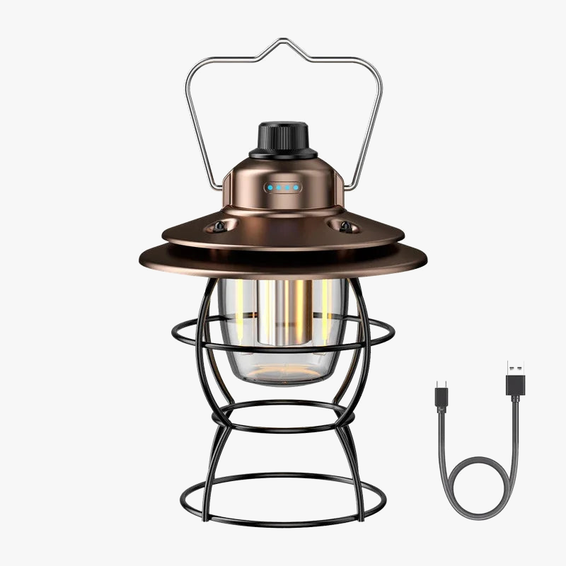 lanterne de camping vintage étanche pour randonnée et pêche
