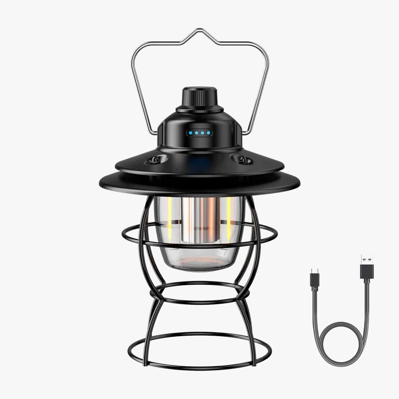 lanterne de camping vintage étanche pour randonnée et pêche