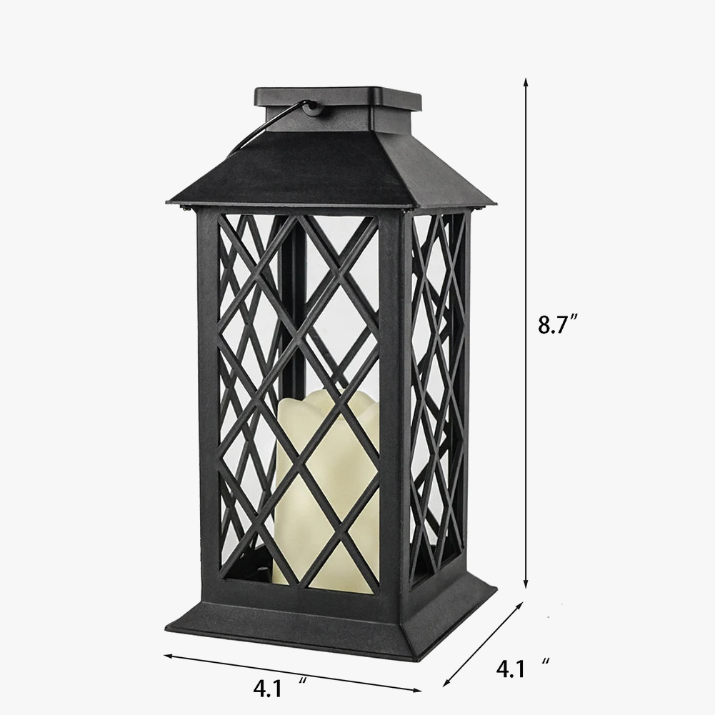 lanterne à led rétro portable pour extérieur et décoration