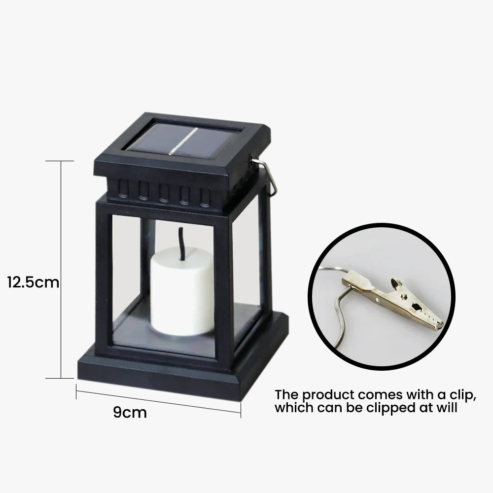 lanterne solaire led pour jardin décoration extérieure festive