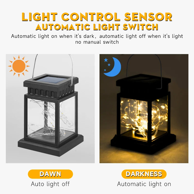 lanterne solaire portable étanche pour jardin camping et festivals