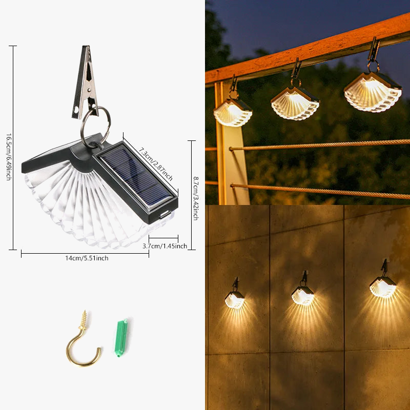 lanterne suspendue solaire pliable pour décoration extérieure et Noël